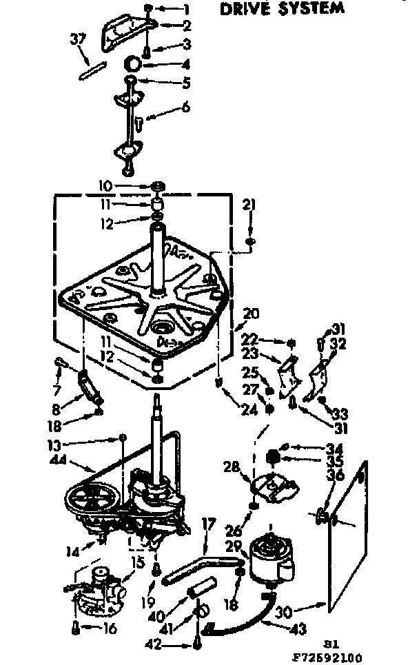 Nut 95721 - appliance diagrams