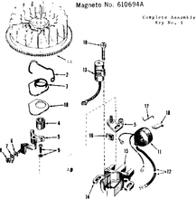 Load image into Gallery viewer, Magneto 610694A - appliance diagrams
