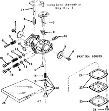 Load image into Gallery viewer, Carburetor 630989 - appliance diagrams