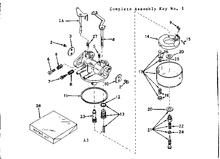 Load image into Gallery viewer, Carburetor assembly 631533 - appliance diagrams