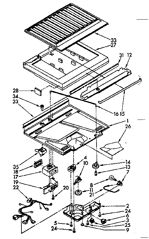 Refrigerator rod 1111272 - appliance diagrams