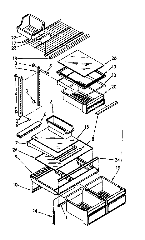 Refrigerator ladder 1103177 - appliance diagrams