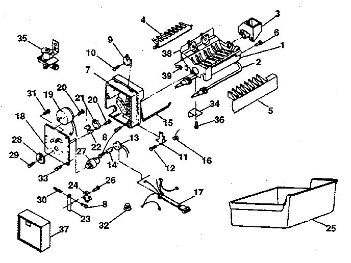 Refrigerator cam 137738 - appliance diagrams