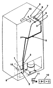 Dryer heater baffle 165773 - appliance diagrams