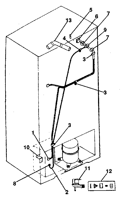 Dryer heater baffle 165773 - appliance diagrams