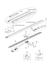 Load image into Gallery viewer, Garage door opener curved door arm 26013D.S - appliance diagrams