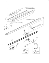 Load image into Gallery viewer, Garage door opener curved door arm 26013D.S - appliance diagrams