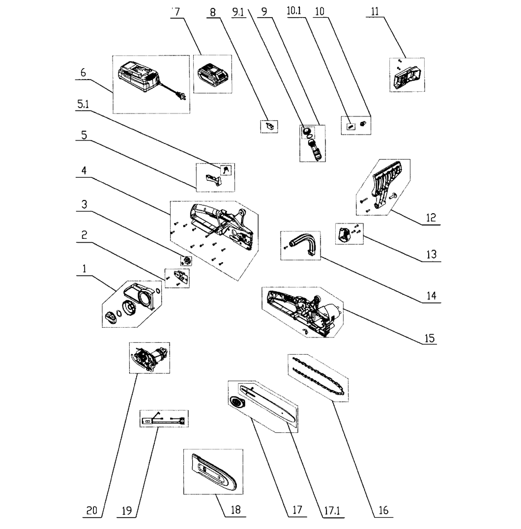 Motor assembly 261004114 - appliance diagrams