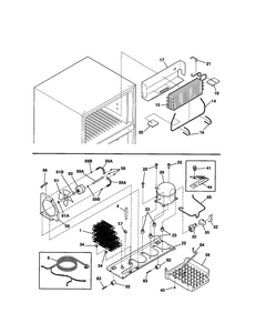 Refrigerator evaporator 5303918257 - appliance diagrams