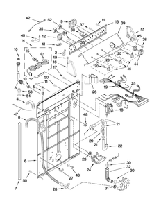 Washer tub-to-pump hose W10116973 - appliance diagrams