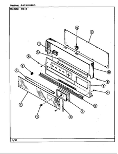 Range clock timer knob 1437241 - appliance diagrams