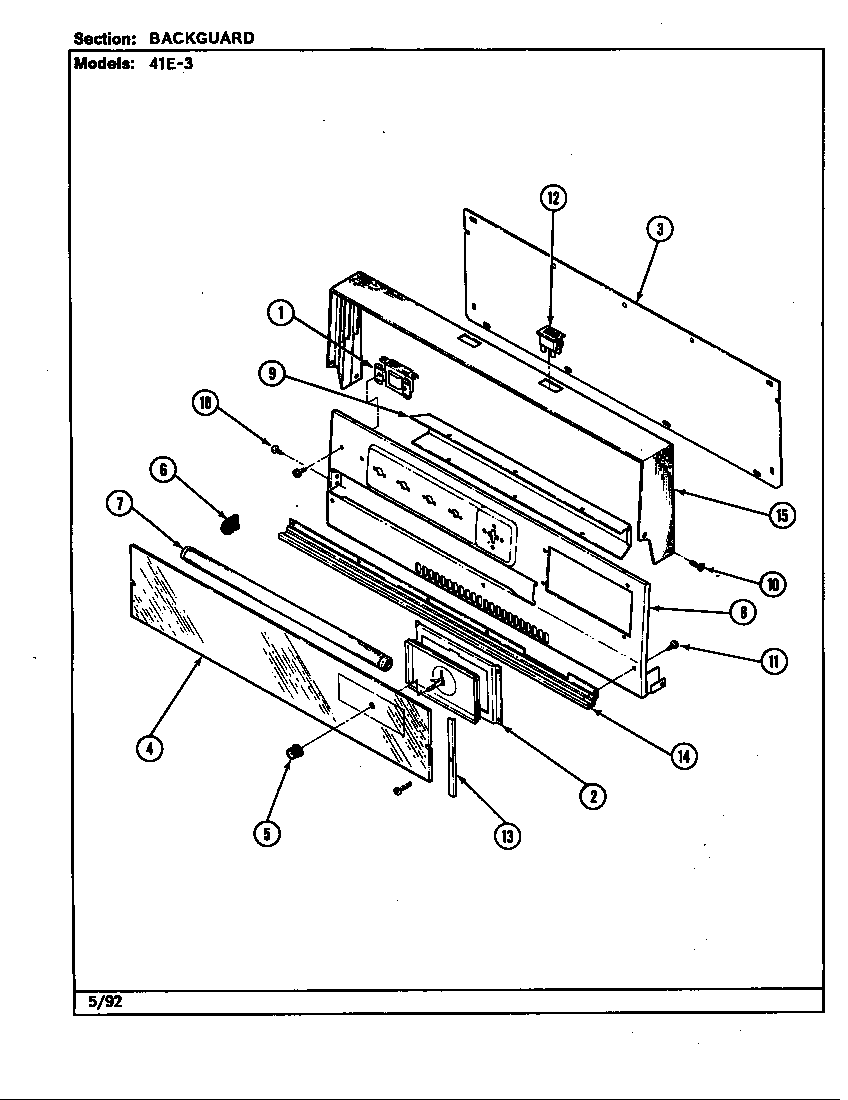 Range clock timer knob 1437241 - appliance diagrams